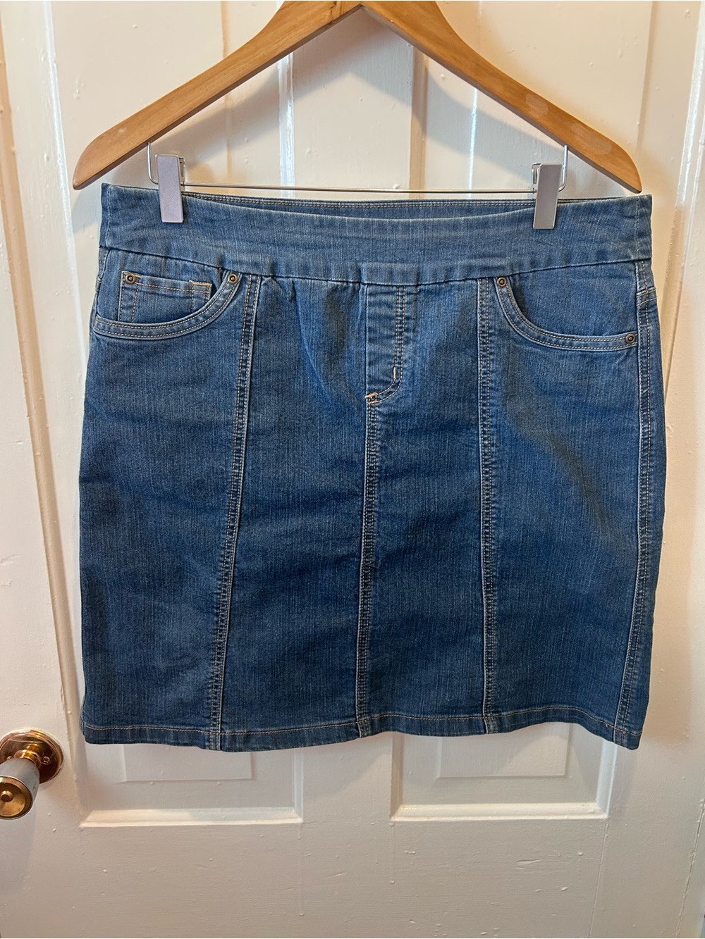 cleo Blue Denim Mini Skirt